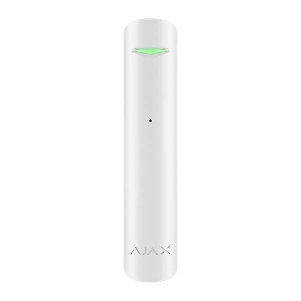 AJAX - GLASS PROTECT SUPERIOR WHITE Ασύρματος ανιχνευτής θραύσης κρυστάλλων SUPERIOR, σε λευκό χρώμα.