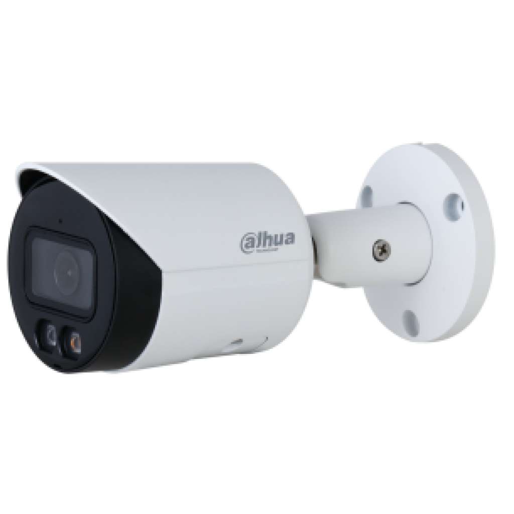 DAHUA - IPC-HFW2449S-S-IL-0280B IP Smart Dual Illuminator Bullet κάμερα ανάλυσης 4MP, με φακό 2.8mm, IR30m και Led 30m. Ενσωματωμένο μικρόφωνο.