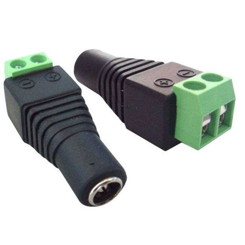 SPARK - MALE ADAPTER FOR CCTV Αρσενικό βύσμα τροφοδοσίας καμερών με κλέμα.