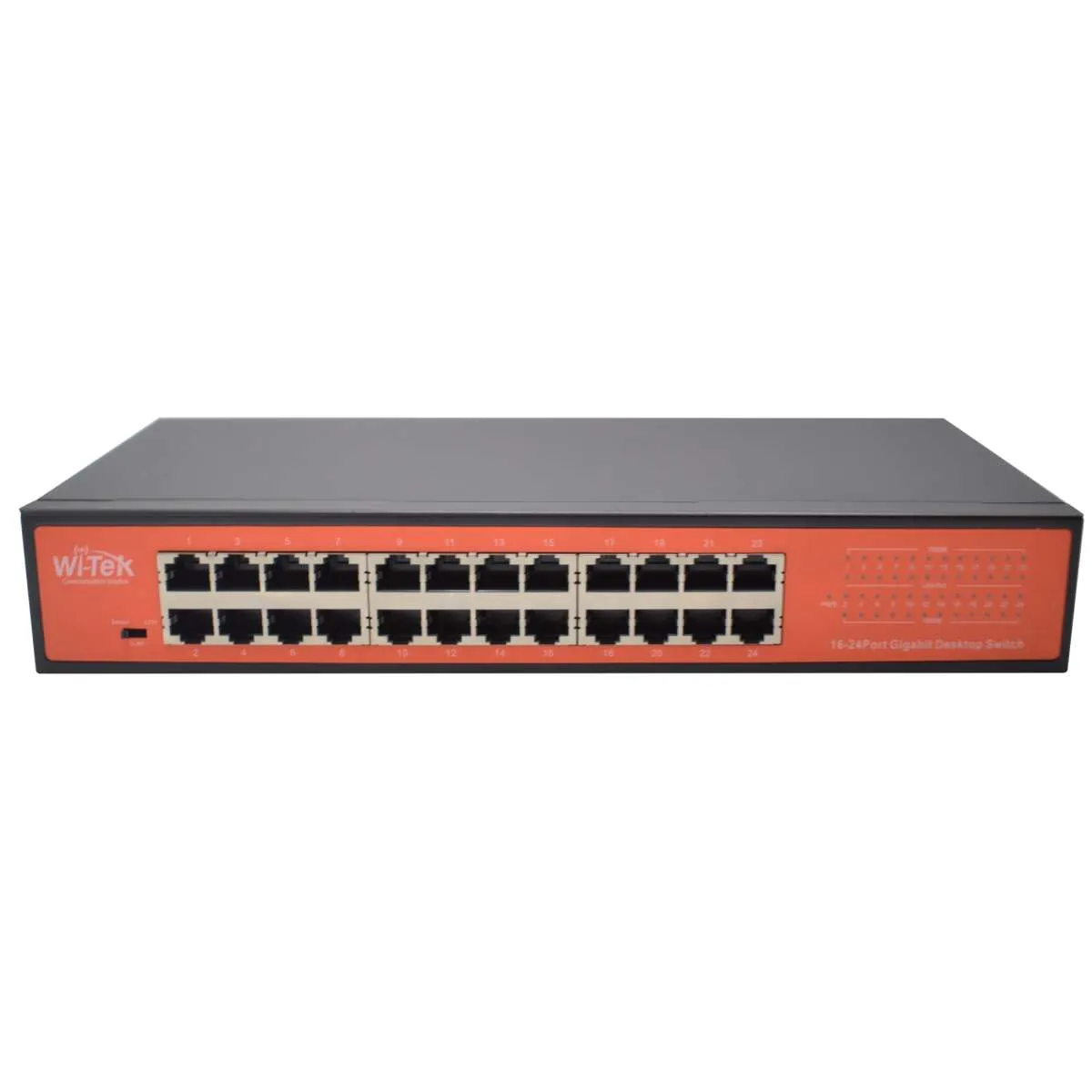 WI-TEK - WI-SG124D V2 Switch 24 θυρών 1000Mbps με VLAN. Mεταλλικό περίβλημα.