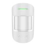 AJAX - MOTION PROTECT PLUS SUPERIOR WHITE Ασύρματος ανιχνευτής κίνησης SUPERIOR διπλής τεχνολογίας (PIR & Microwave), σε λευκό χρώμα.