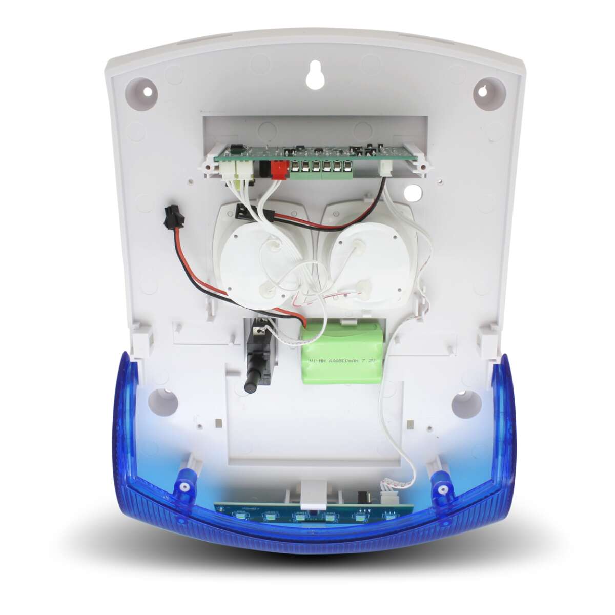 SPARK - SP3650B Εξωτερική σειρήνα με 6 ενδεικτικά Flash LED λειτουργίας, σε μπλε χρώμα.