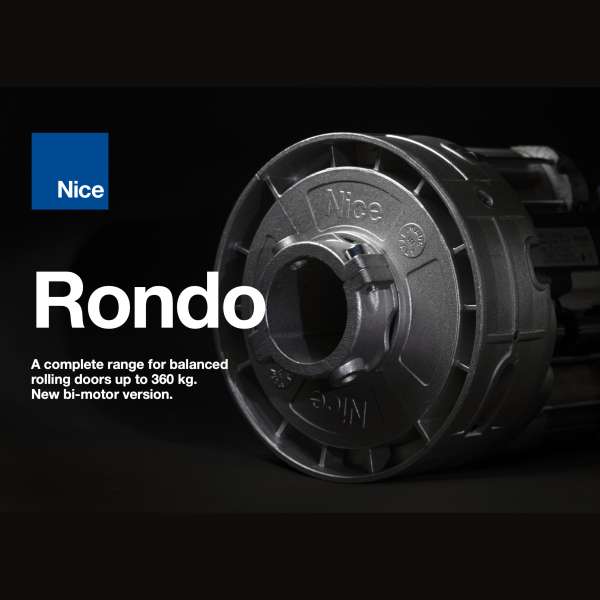 Nice RONDO RN2040 - Κεντρικό μοτέρ ρολού 180Nm Φ60 με φρένο