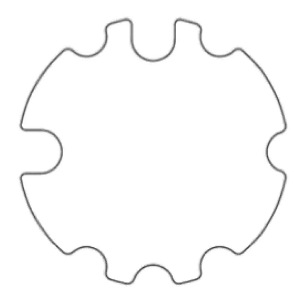 Nice 230.480001 - Φ 85x1,2 Ρόδα + κορώνα