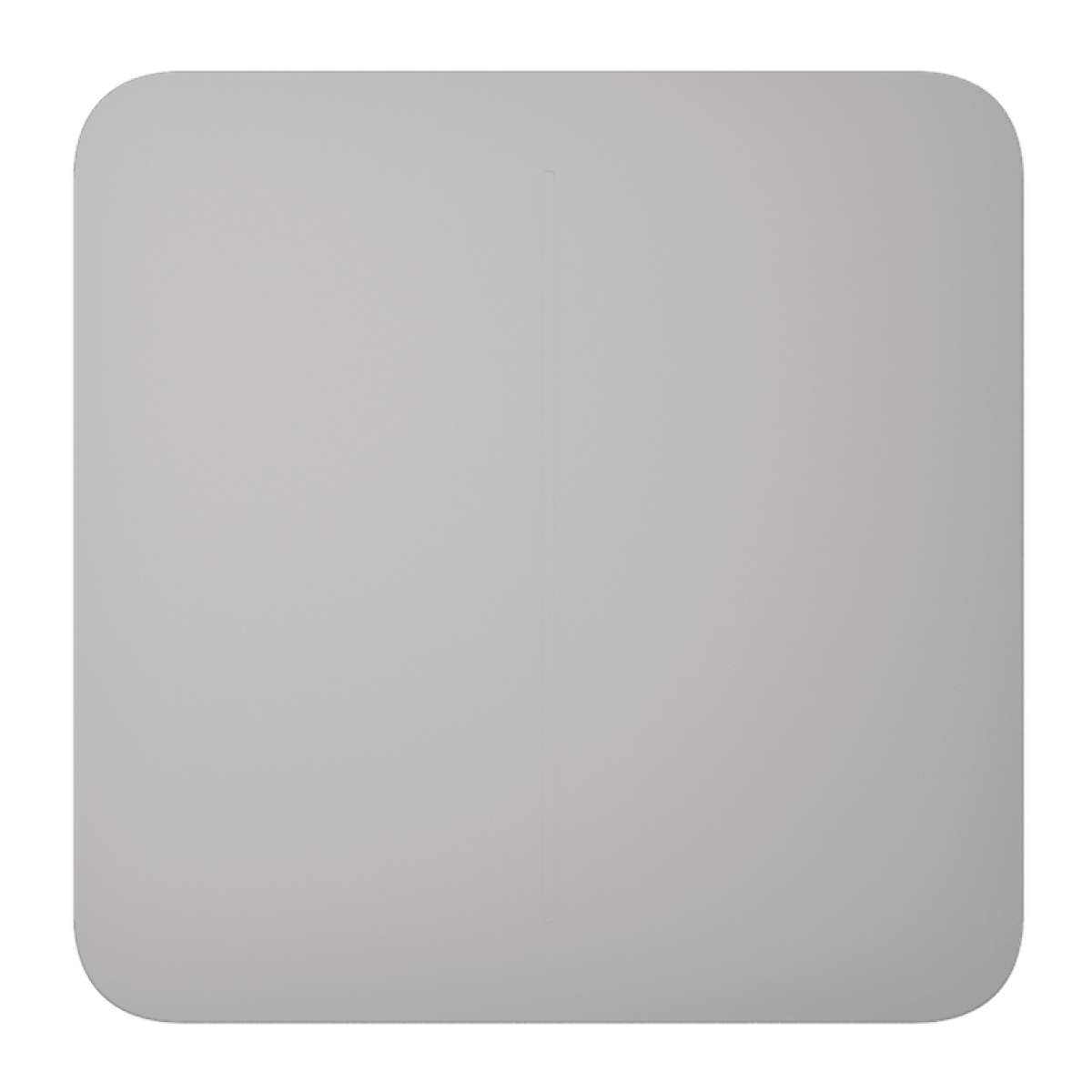 AJAX - SOLO BUTTON (1-GANG/2-WAY) FOG Πρόσοψη μιας θέσης για ασύρματο διακόπτη ελέγχου φωτισμού, σε σταχτί χρώμα.