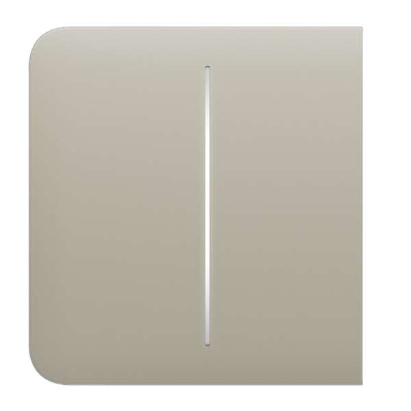 AJAX - SIDE BUTTON (2-GANG) IVORY Πλάγια πρόσοψη για πλαίσιο (Frame) 2, 3, 4 ή 5 θέσεων ασύρματου διπλού διακόπτη ελέγχου φωτισμού, σε κρεμ χρώμα.