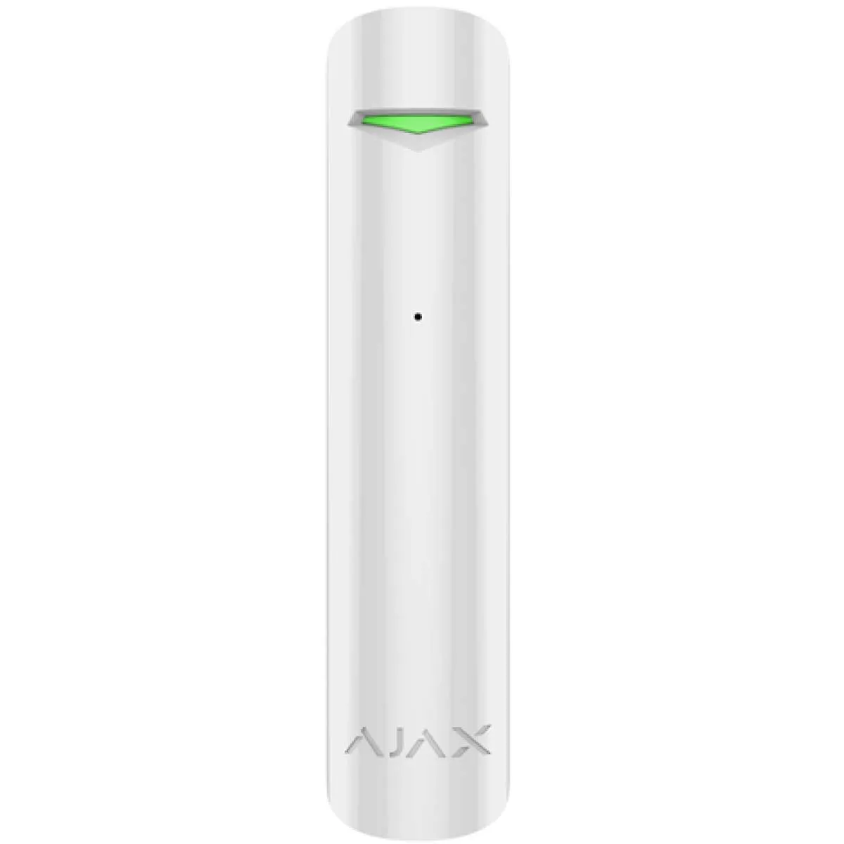 AJAX - GLASS PROTECT WHITE Ασύρματος ανιχνευτής θραύσης κρυστάλλων, σε λευκό χρώμα.
