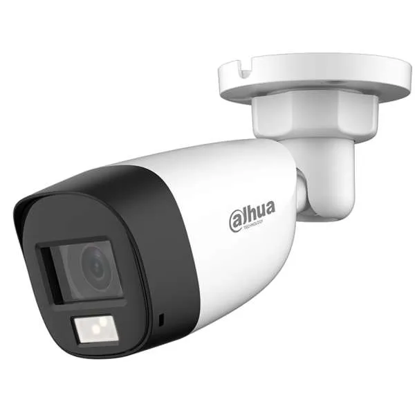 DAHUA - HAC-HFW1200CL-IL-A-0280B-S6 Smart Dual Light Aναλογική κάμερα 2MP με υπέρυθρα 20m και Led φωτισμό 20m.