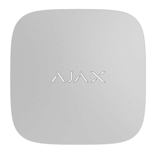 AJAX - LIFE QUALITY WHITE Aσύρματος ανιχνευτής ελέγχου ποιότητας αέρα, σε λευκό χρώμα.