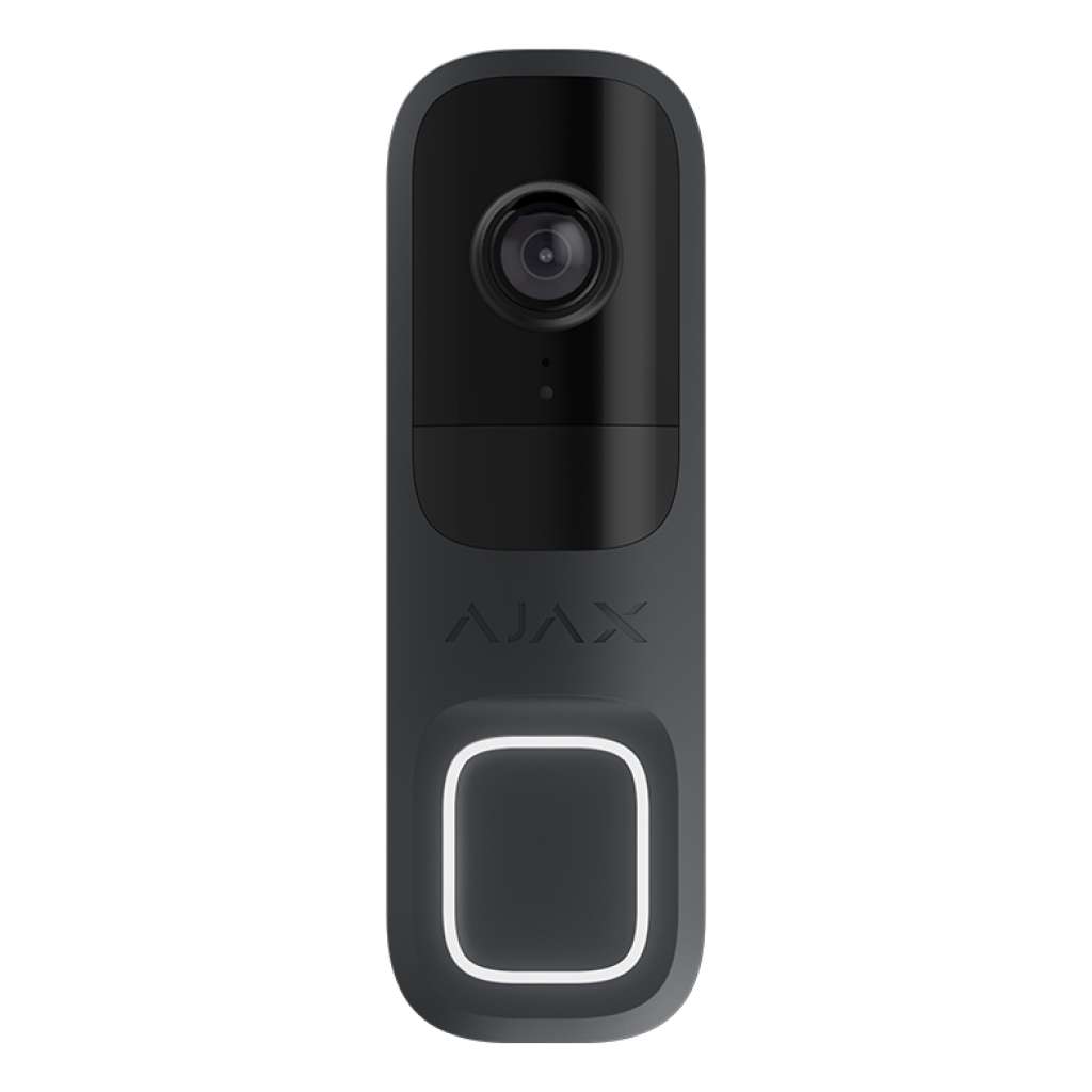 AJAX - AJAX SYSTEMS - DOORBELL GRAPHITE Δικτυακή μπουτονιέρα μίας κλήσης, με δυνατότητα πλήρους ενσωμάτωσης στο Ajax HUB και υποστήριξη καταγραφής μέσω Ajax NVR.