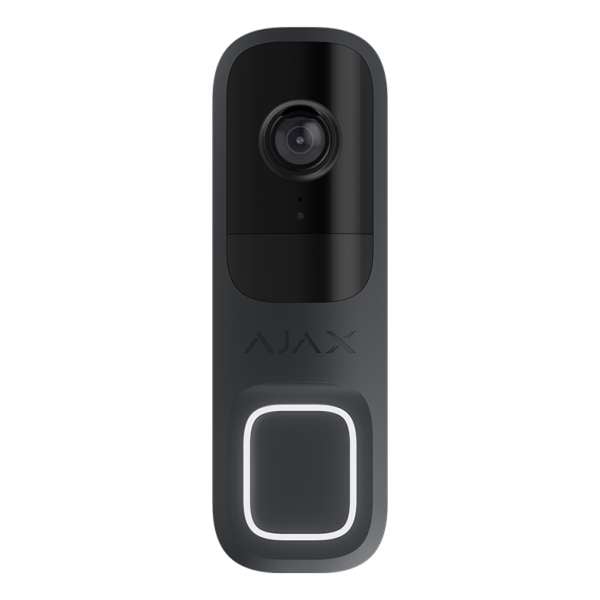 AJAX - AJAX SYSTEMS - DOORBELL GRAPHITE Δικτυακή μπουτονιέρα μίας κλήσης, με δυνατότητα πλήρους ενσωμάτωσης στο Ajax HUB και υποστήριξη καταγραφής μέσω Ajax NVR.