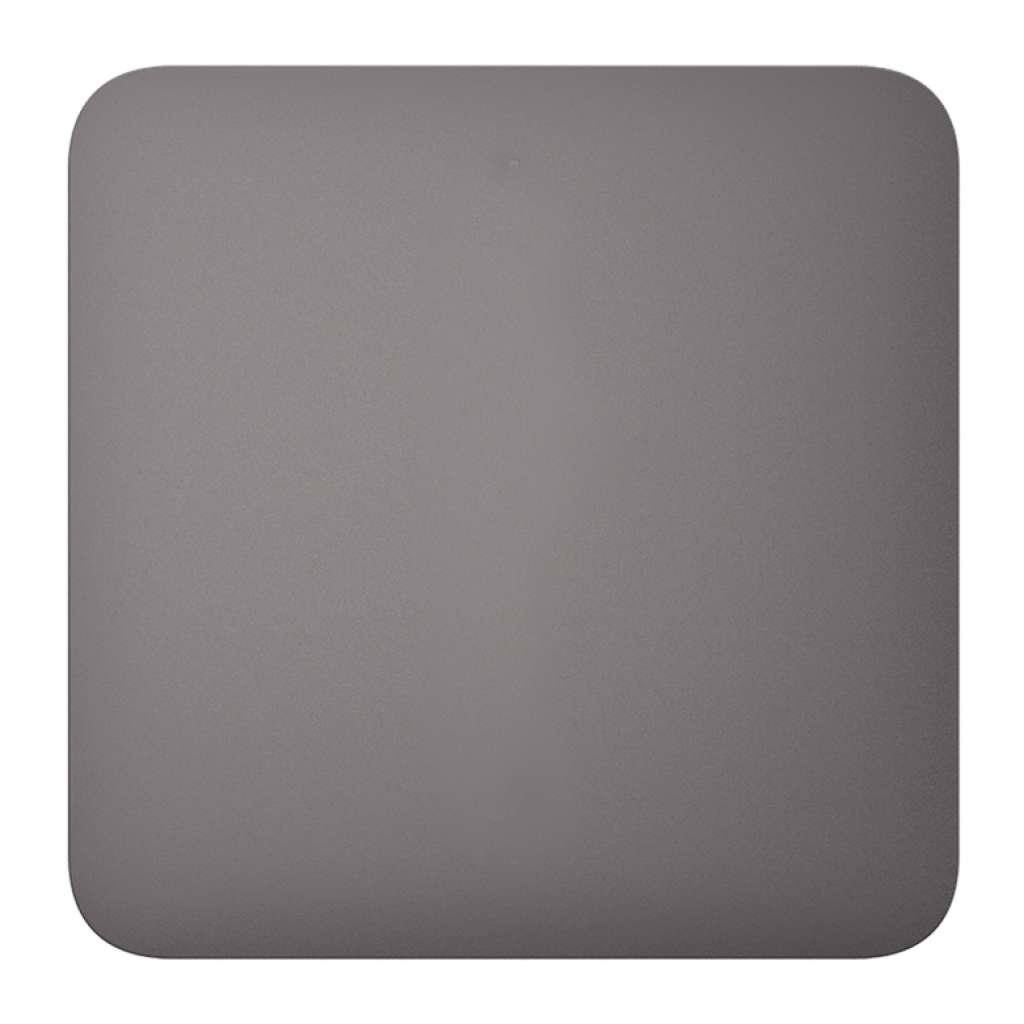AJAX - SOLO BUTTON (1-GANG/2-WAY) GREY Πρόσοψη μιας θέσης για ασύρματο διακόπτη ελέγχου φωτισμού, σε γκρι χρώμα.