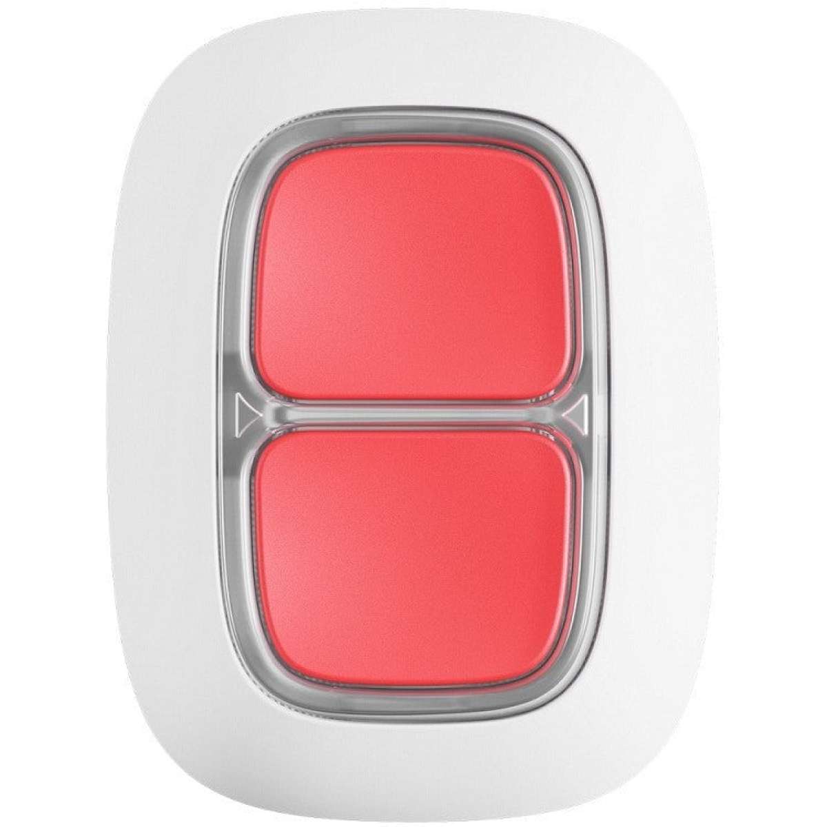 AJAX - DOUBLE BUTTON WHITE Ασύρματο μπουτόν πανικού δύο πλήκτρων, σε λευκό χρώμα.