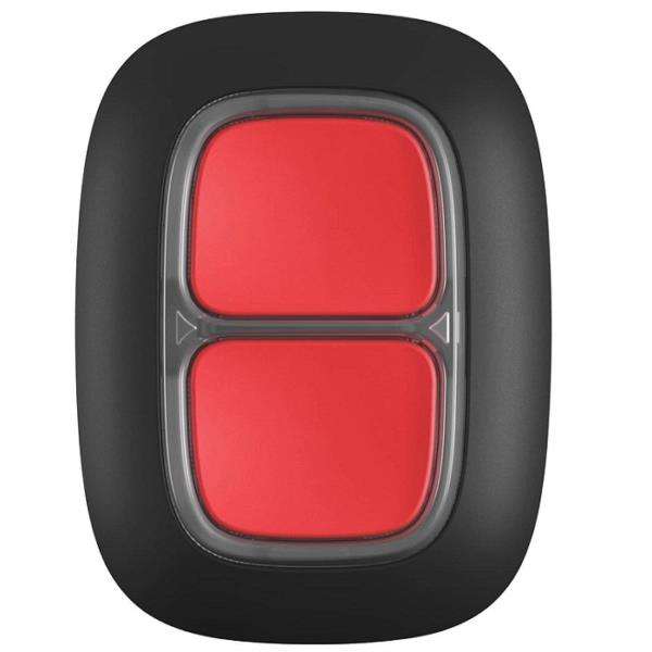 AJAX - DOUBLE BUTTON BLACK Ασύρματο μπουτόν πανικού δύο πλήκτρων, σε μαύρο χρώμα.