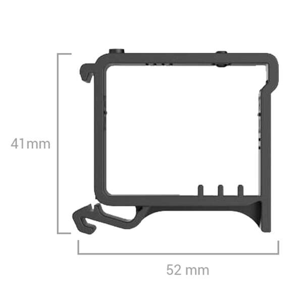 AJAX - DIN HOLDER BLACK Βάση στήριξης Relay ή Wall Switch για τοποθέτηση σε ράγα.