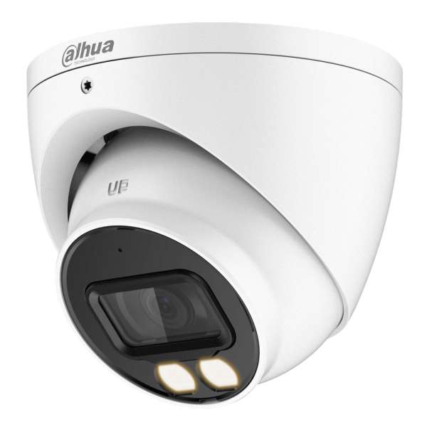 DAHUA - HAC-HDW1801T-IL-A-0280B-S2 Dual Smart Illuminators Dome κάμερα 8MP με φακό 2.8mm και ενσωματωμένο μικρόφωνο.
