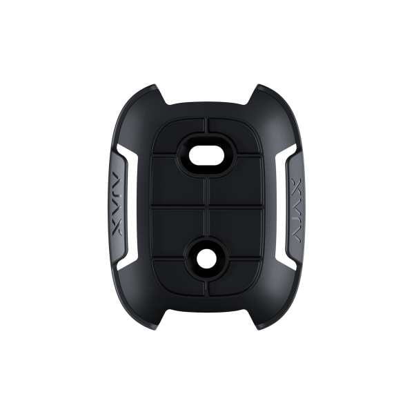 AJAX - HOLDER FOR DOUBLE BUTTON & BUTTON BLACK Bάση τοποθέτησης για Double Button και Βutton, σε μαύρο χρώμα.