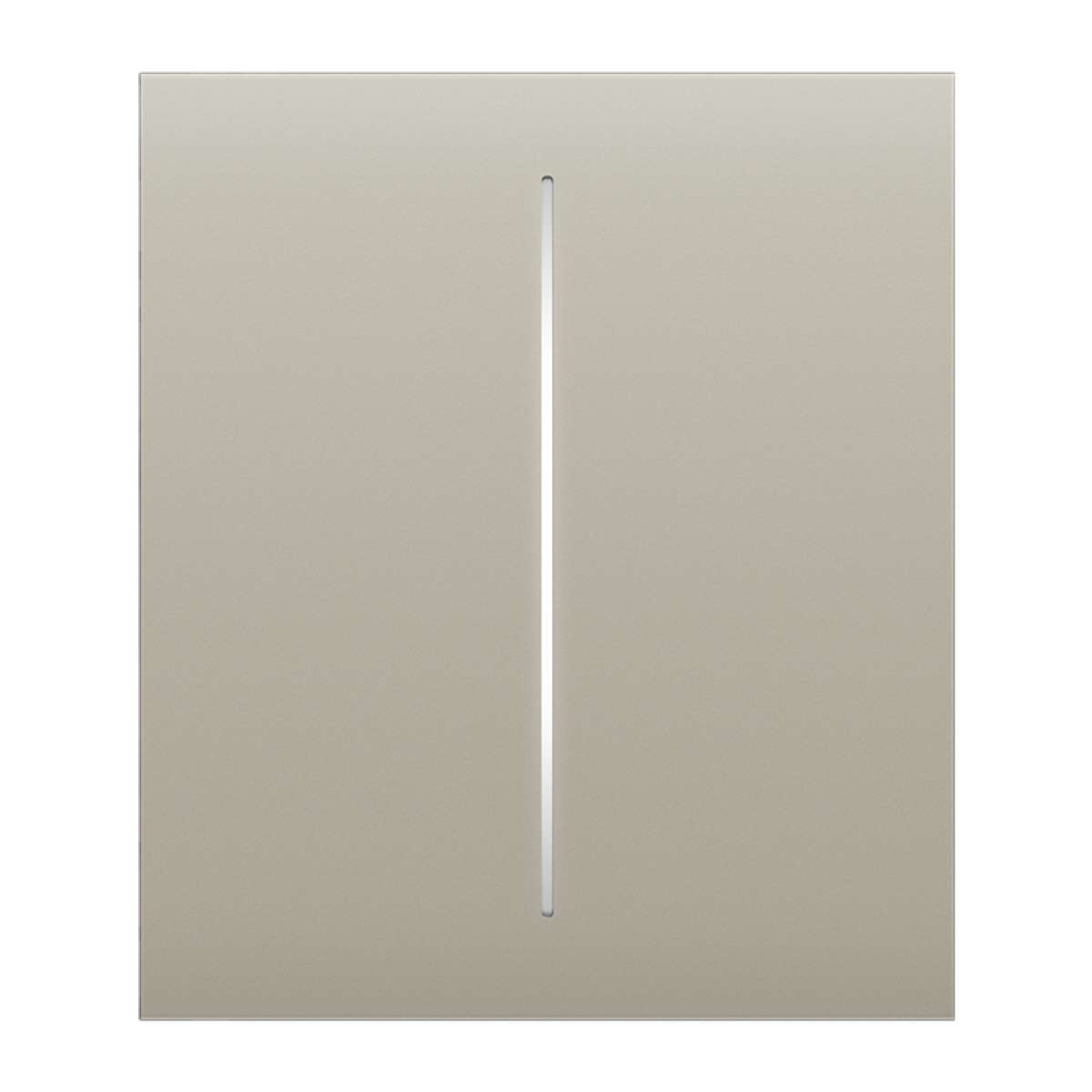 AJAX SYSTEMS - CENTER BUTTON (2-GANG) IVORY Κεντρική πρόσοψη για πλαίσιο (Frame) 3, 4 ή 5 θέσεων ασύρματου διπλού διακόπτη ελέγχου φωτισμού, σε κρεμ χρώμα.