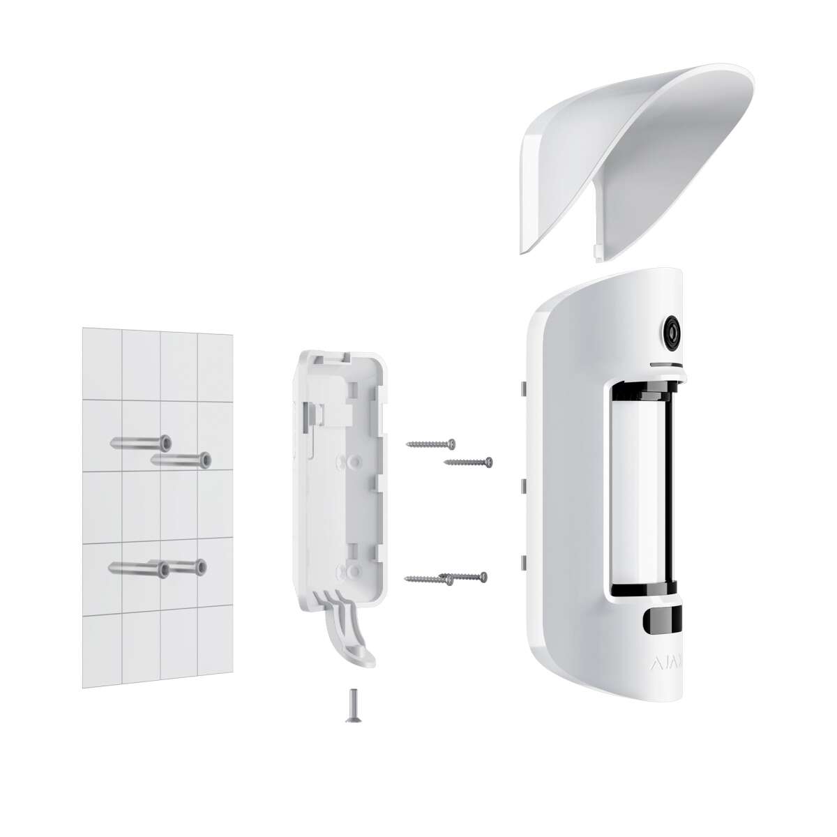 AJAX - MOTION CAM OUTDOOR (PhOD) Ασύρματος ανιχνευτής κίνησης εξωτερικού χώρου PIR & Antimasking με ενσωματωμένη κάμερα για οπτική επιβεβαίωση συναγερμού και φωτογραφίες κατ' επιλογή, Photo on Demand (PhOD).