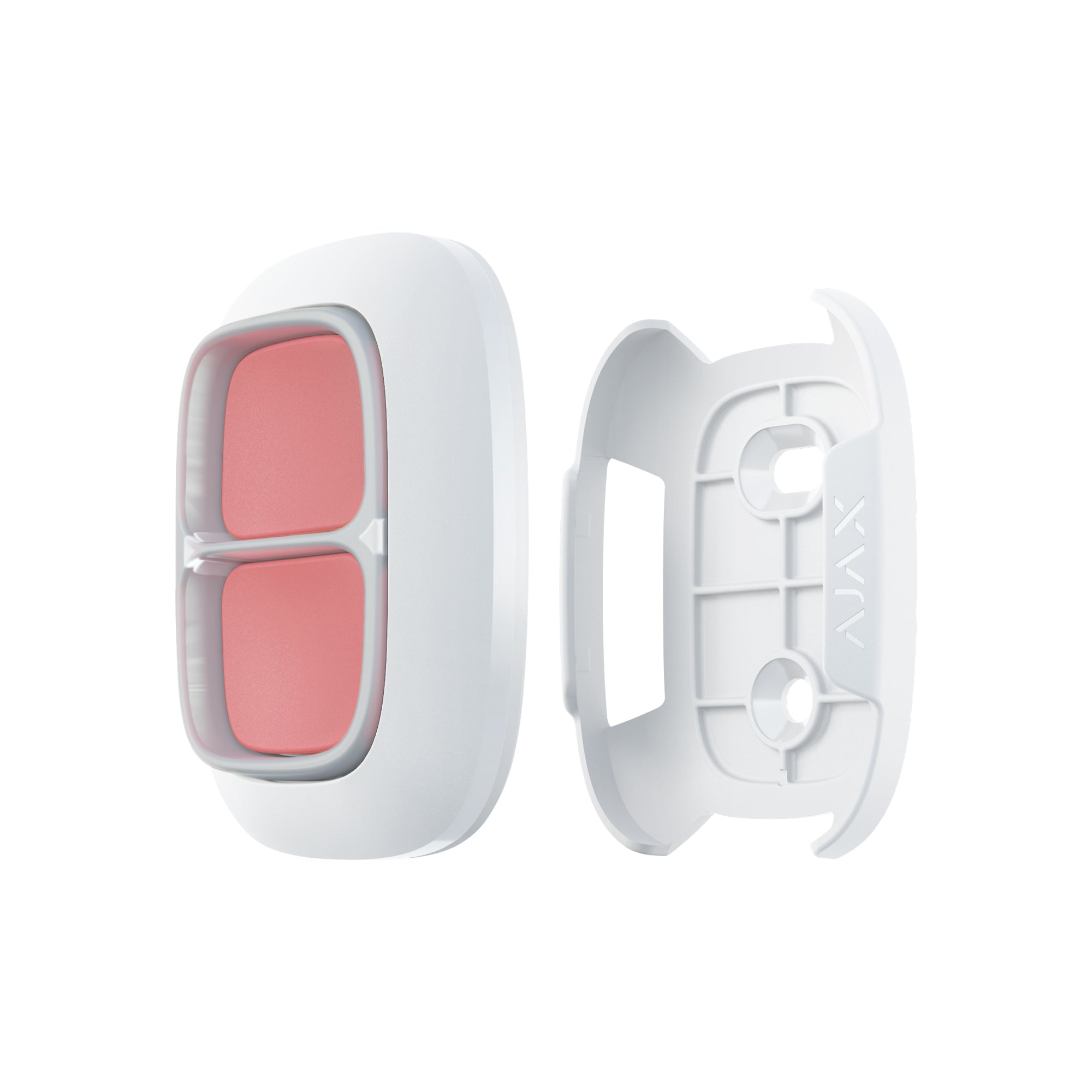 AJAX SYSTEMS – HOLDER FOR DOUBLE BUTTON & BUTTON WHITE AJAX SYSTEMS - HOLDER FOR DOUBLE BUTTON & BUTTON WHITE
