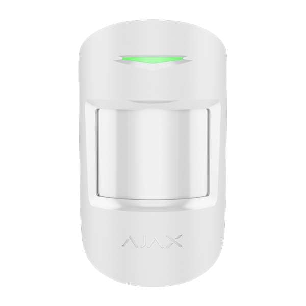 AJAX - MOTION PROTECT SUPERIOR WHITE Aσύρματος ανιχνευτής SUPERIOR, PIR & Pet Friendly (20kg) σε λευκό χρώμα.