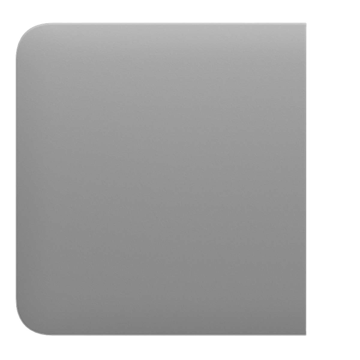 AJAX - SIDE BUTTON (1-GANG/2-WAY) FOG Πλάγια πρόσοψη για πλαίσιο (Frame) 2, 3, 4 ή 5 θέσεων ασύρματου διακόπτη ελέγχου φωτισμού, σε σταχτί χρώμα.