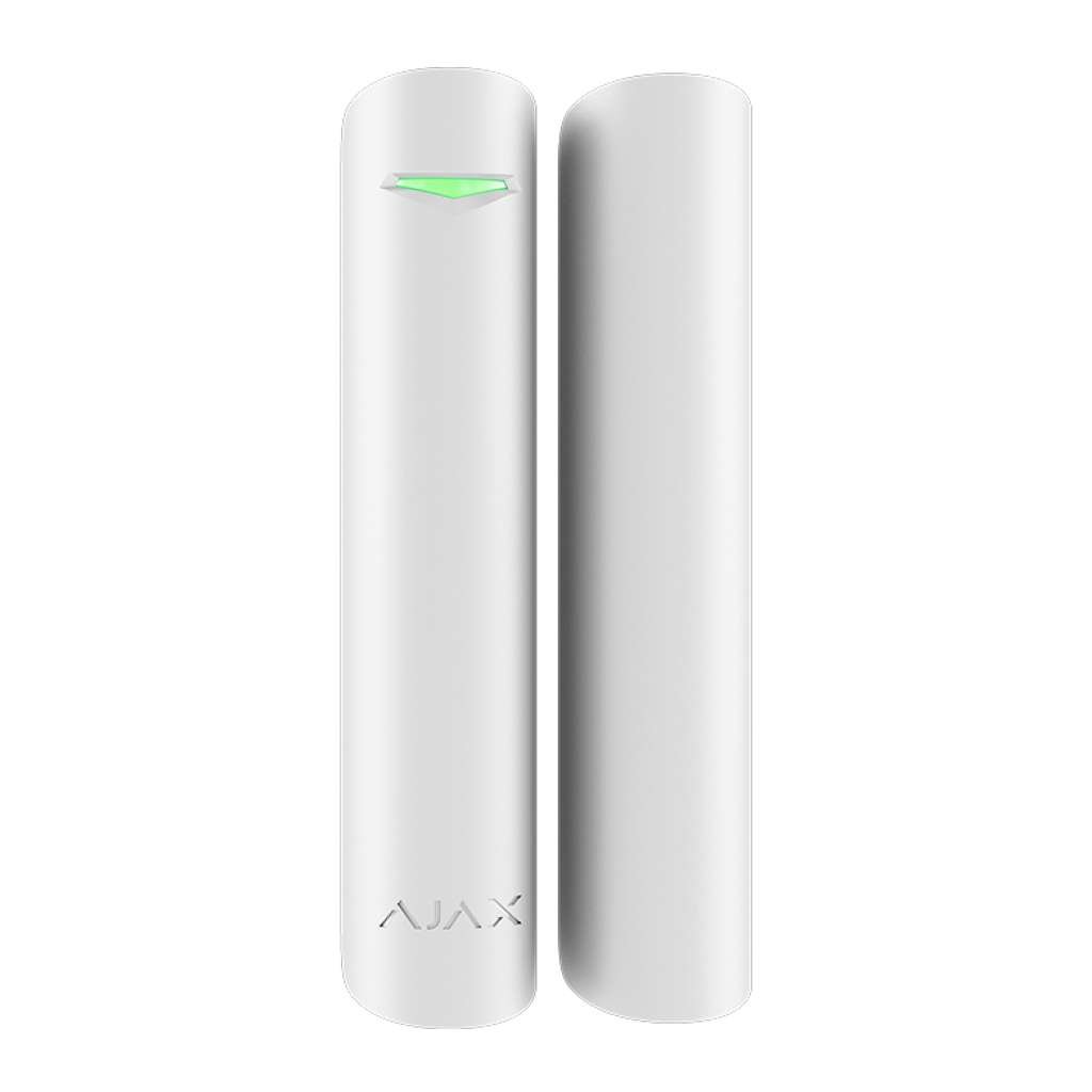 AJAX - DOOR PROTECT SUPERIOR WHITE Aσύρματη μαγνητική επαφή SUPERIOR, για έλεγχο ανοιγμάτων κτιρίων (πόρτες και παράθυρα), σε λευκό χρώμα.