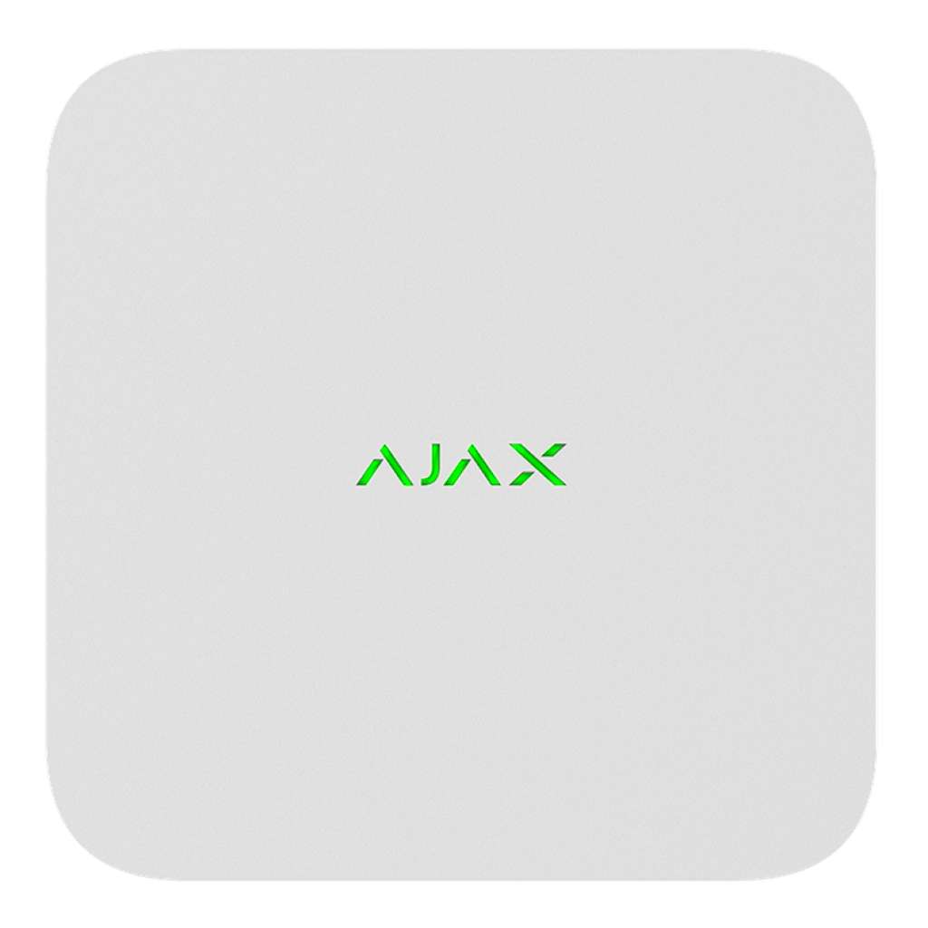 AJAX - NVR (16ch) WHITE Καταγραφικό Αjax 16 καναλιών 4Κ (8ΜP), σε λευκό χρώμα.