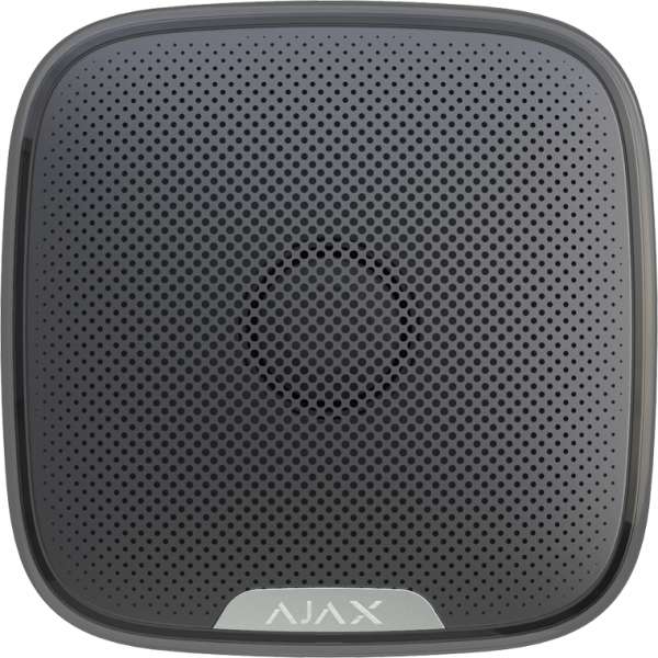 AJAX - STREET SIREN BLACK Ασύρματη εξωτερική σειρήνα, σε μαύρο χρώμα.