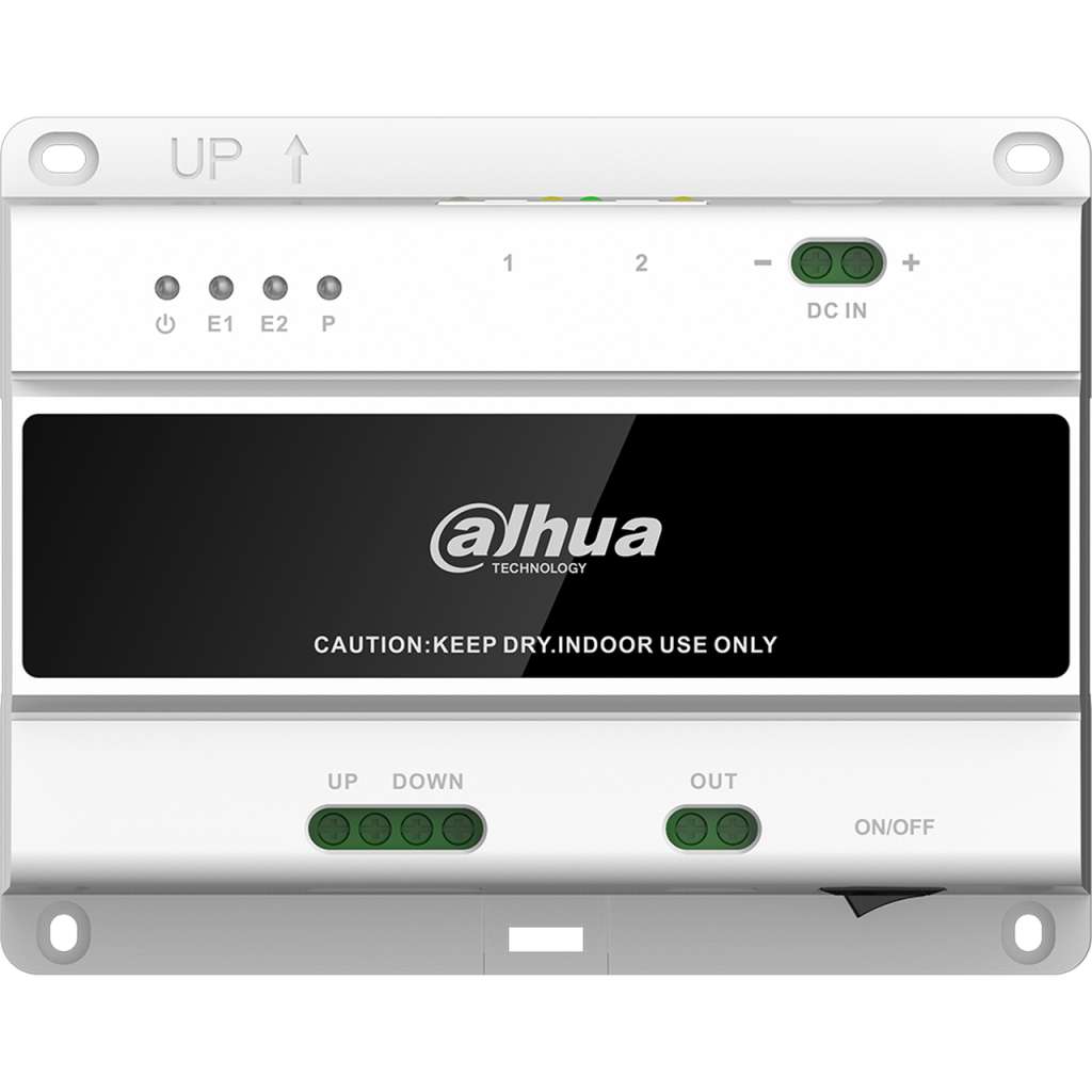 DAHUA - VTNS2003B-2 Διανομέας 2 καλωδίων για τροφοδοσία της μπουτονιέρας και των οθονών.