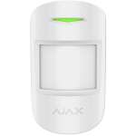 AJAX - MOTION PROTECT WHITE Ασύρματος ανιχνευτής κίνησης PIR & Pet Friedly, σε λευκό χρώμα.