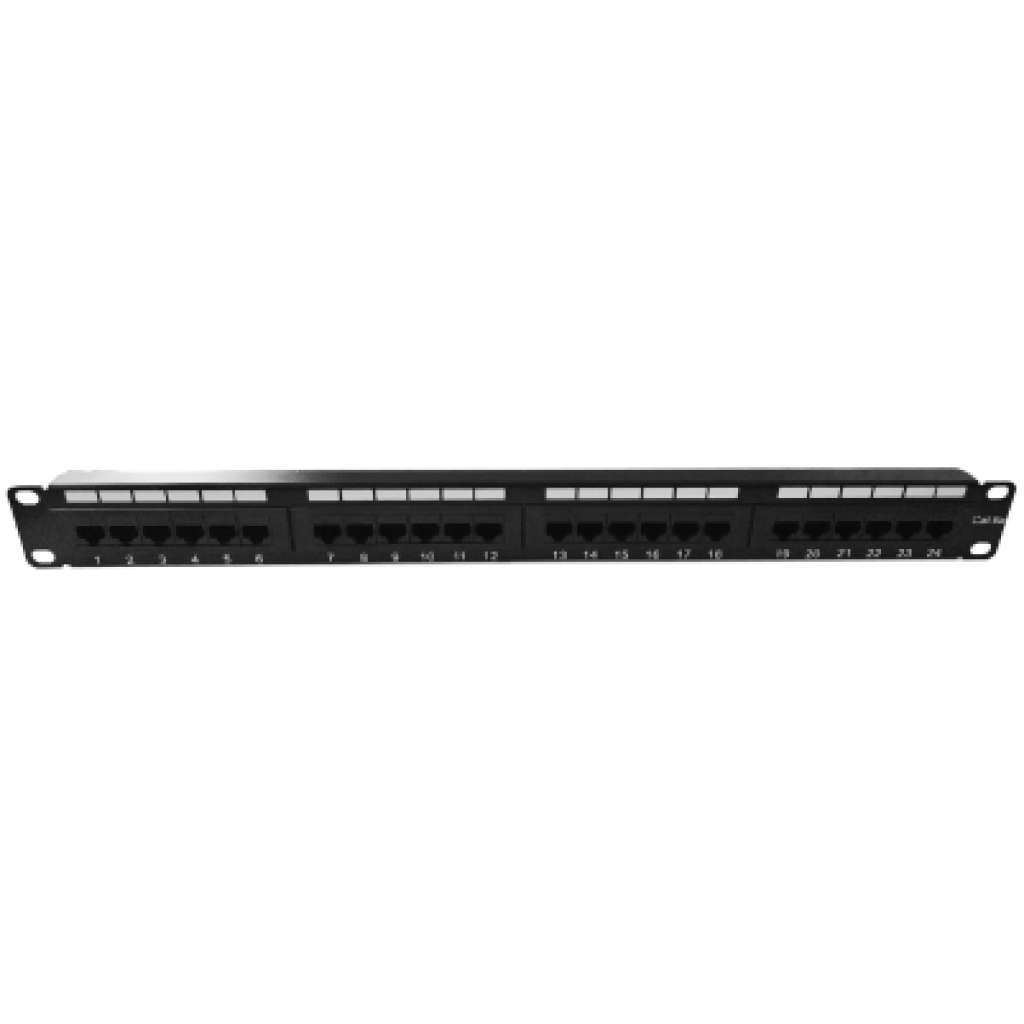 SAFEWELL - UTP Patch Panel Cat6A 24Port, 19" 1U UTP Patch Panel Cat6A 24Port, 19" 1U, με οδηγό καλωδίων