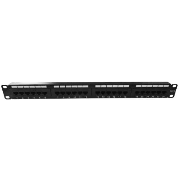 SAFEWELL - UTP Patch Panel Cat6A 24Port, 19" 1U UTP Patch Panel Cat6A 24Port, 19" 1U, με οδηγό καλωδίων