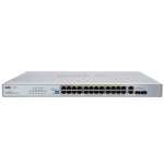 WI-TEK - WI-PCES226GF Rackmount Switch με 24 θύρες PoE (250 μέτρα), 2 θύρες uplink και 2 θύρες Combo SFP. Λειτουργία VLAN. Τροφοδοσία 280W.