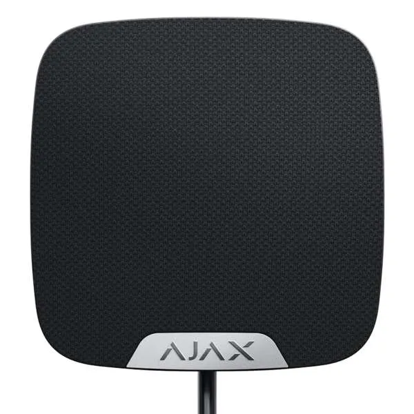 AJAX - HOME SIREN FIBRA BLACK Ενσύρματη σειρήνα FIBRA, εσωτερικού χώρου σε μαύρο χρώμα.