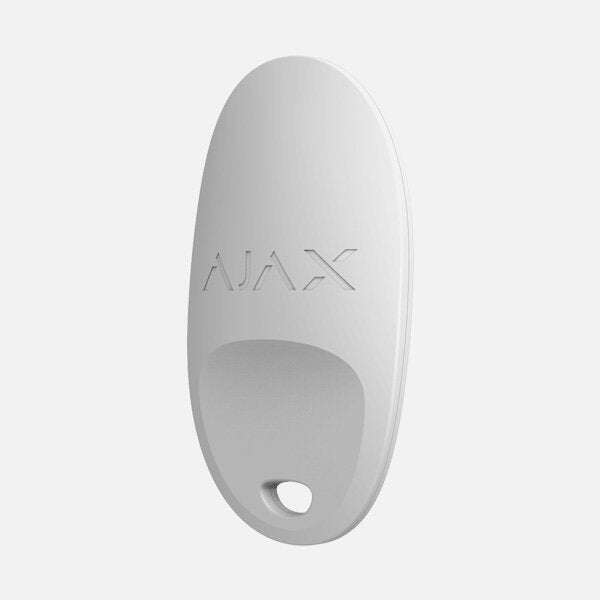 AJAX - SPACE CONTROL WHITE Τηλεχειριστήριο, σε λευκό χρώμα.