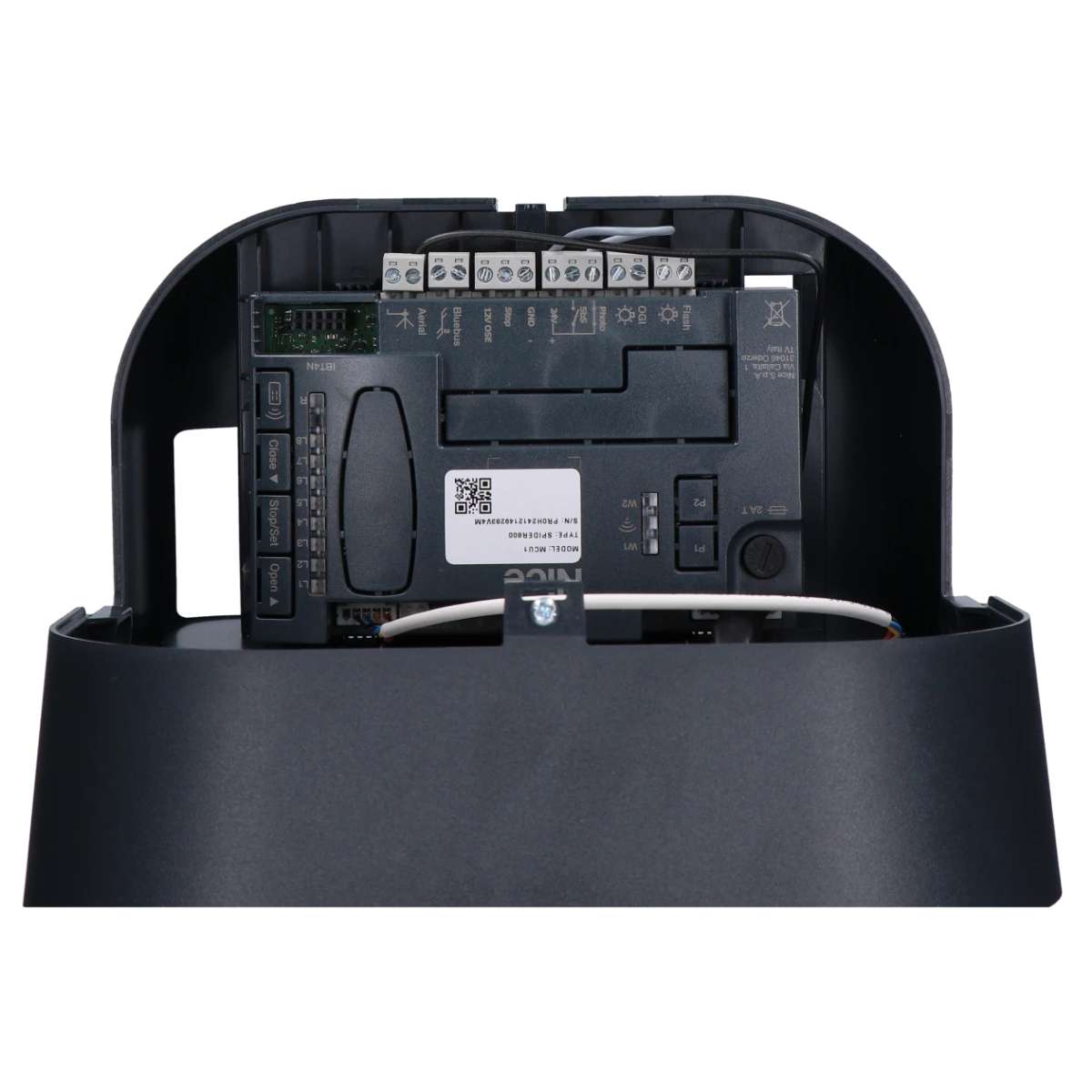 Nice SPIDER 1200 (WiFi Basic Kit Μονοκόμματος Ιμάντα) - Σετ BRUSHLESS μηχανισμός γκαραζόπορτας οροφής έως 19,5 m² για πολύ εντατική χρήση