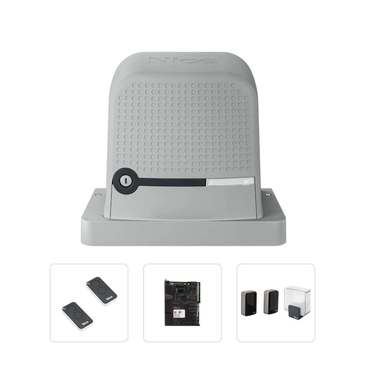 Nice ROBUS 400 NEW (RBS400) (Premium Kit) - Μοτέρ Συρόμενης Γκαραζόπορτας