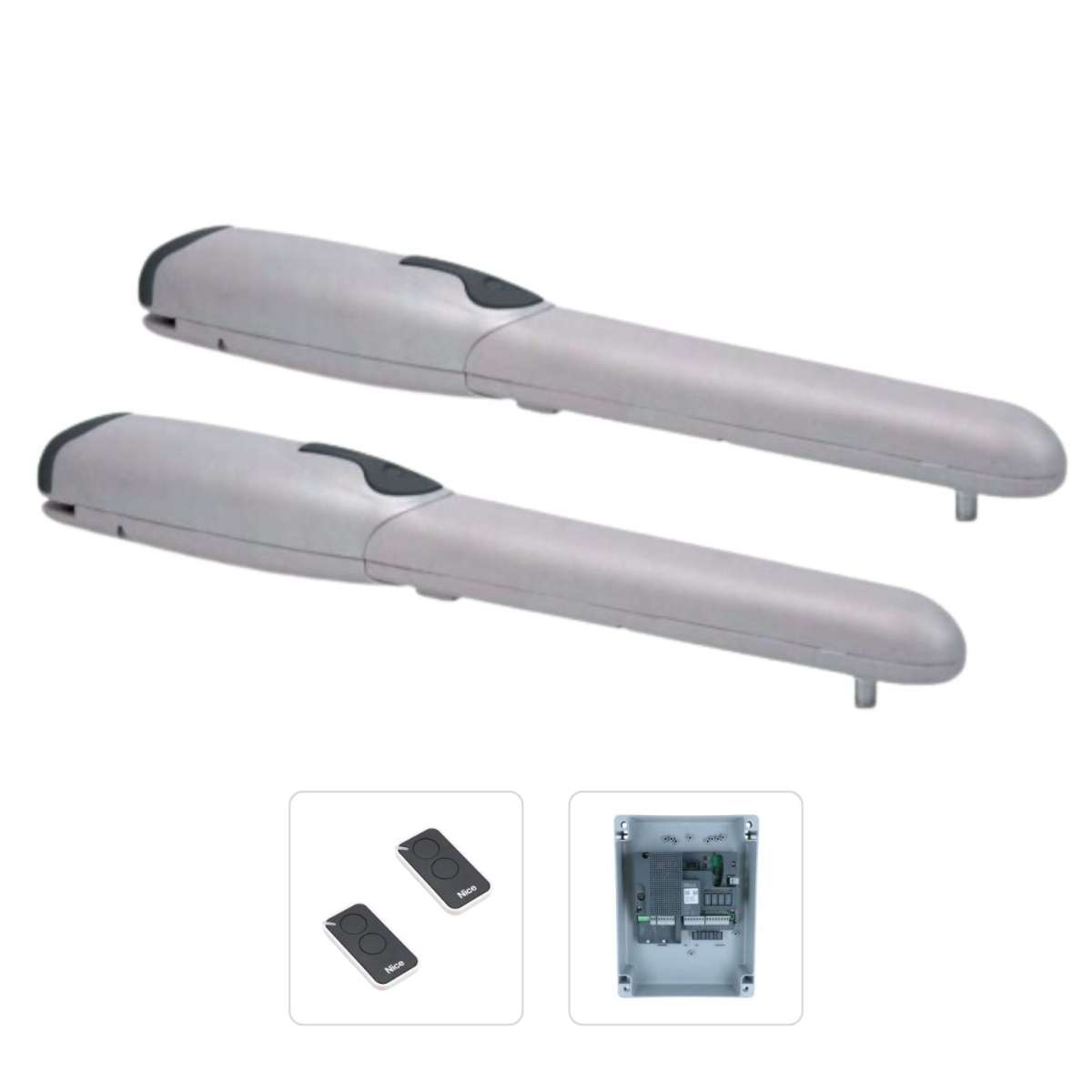 Nice WINGO 5 (Basic Διπλό Kit) Σετ μηχανισμών 230V για ανοιγόμενες αυλόπορτες έως 3.5m