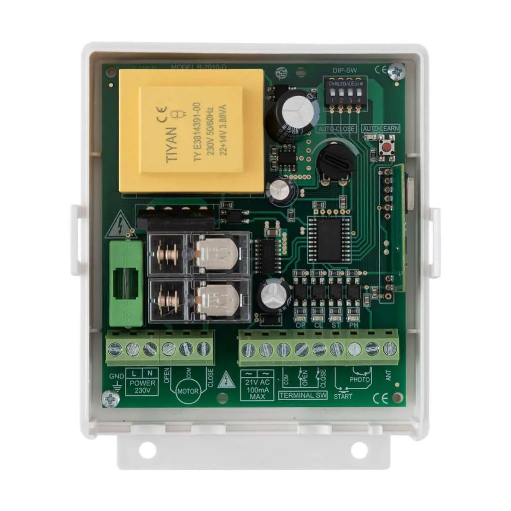 Autotech R2010D - Πίνακας ελέγχου μοτερ 230 VAC για Ρολά ή Συρόμενες πόρτες