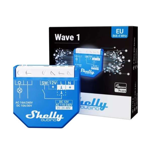 Shelly Qubino Wave 1 - Έξυπνη επαφή Z-Wave™