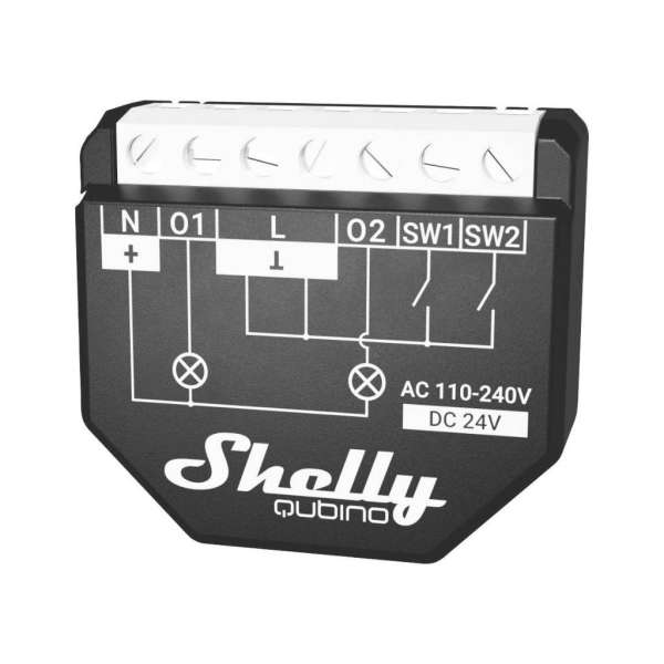 Shelly Qubino Wave 2PM - Έξυπνος διακόπτης Z-Wave™