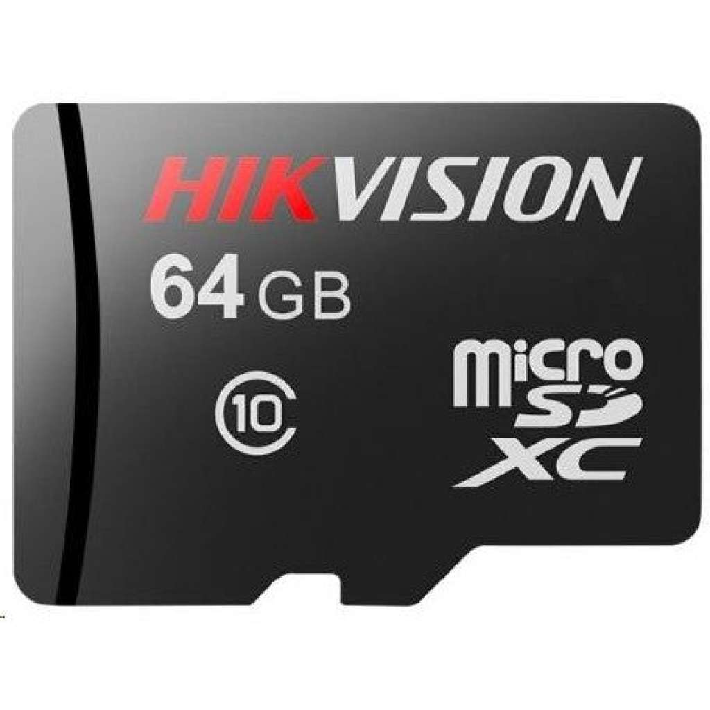 HIKVISION - HS-TF-L2/64G/P Κάρτα μνήμης Micro SD 64GB για αποθήκευση της καταγραφής σε IP κάμερες.