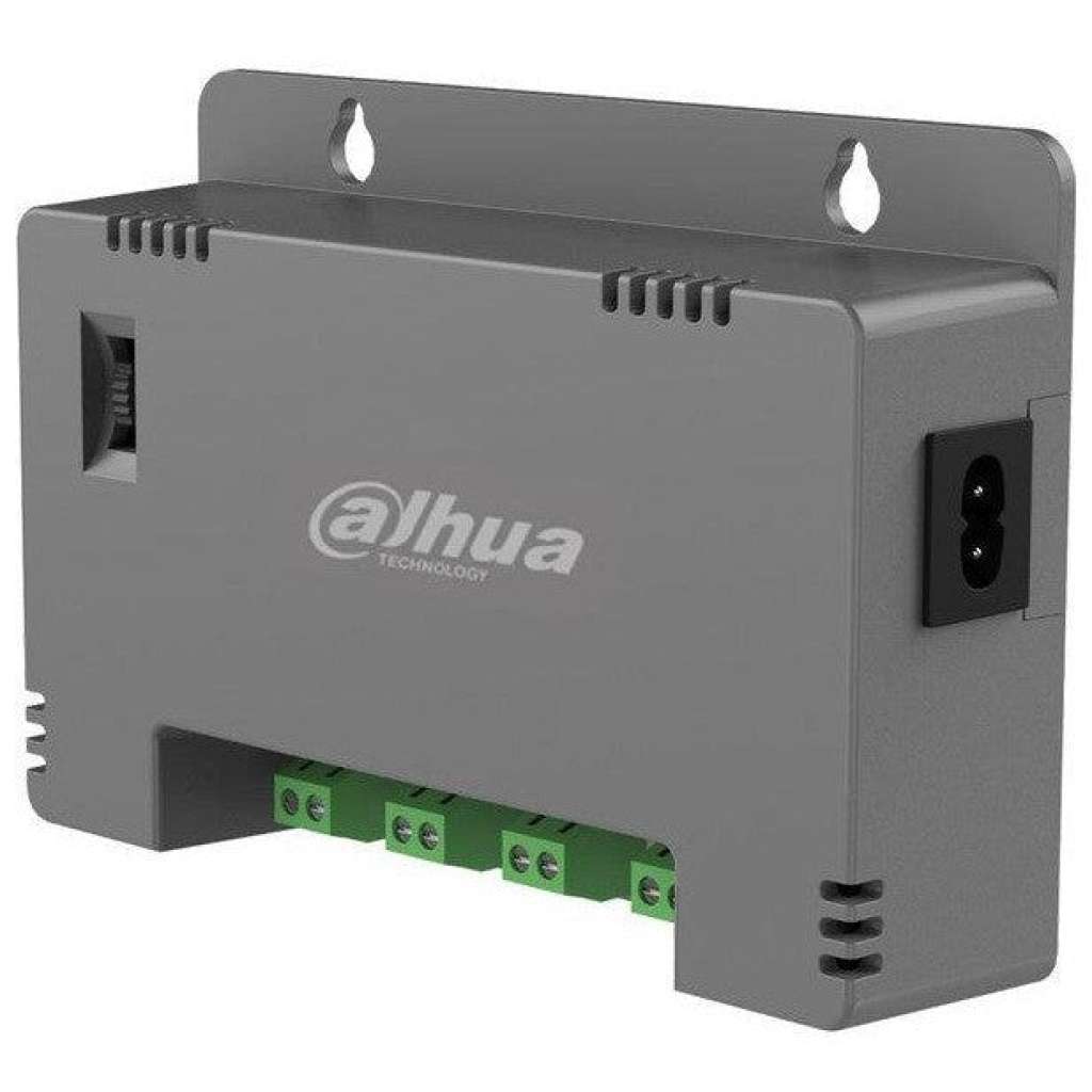 DAHUA - PFM344D-4CH-EN Switching τροφοδοτικό 4 καναλιών 12V 2.5A με δυνατότητα ρύθμισης στο output voltage.