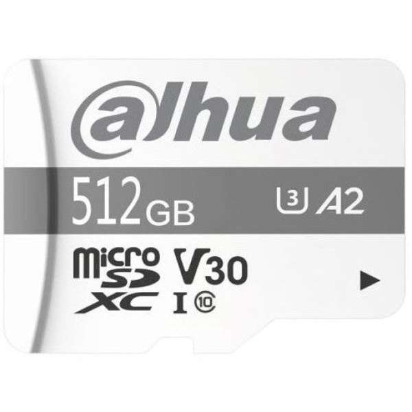 DAHUA - TF-P100/512GB Κάρτα μνήμης Micro SD 512GB για αποθήκευση της καταγραφής σε IP κάμερες