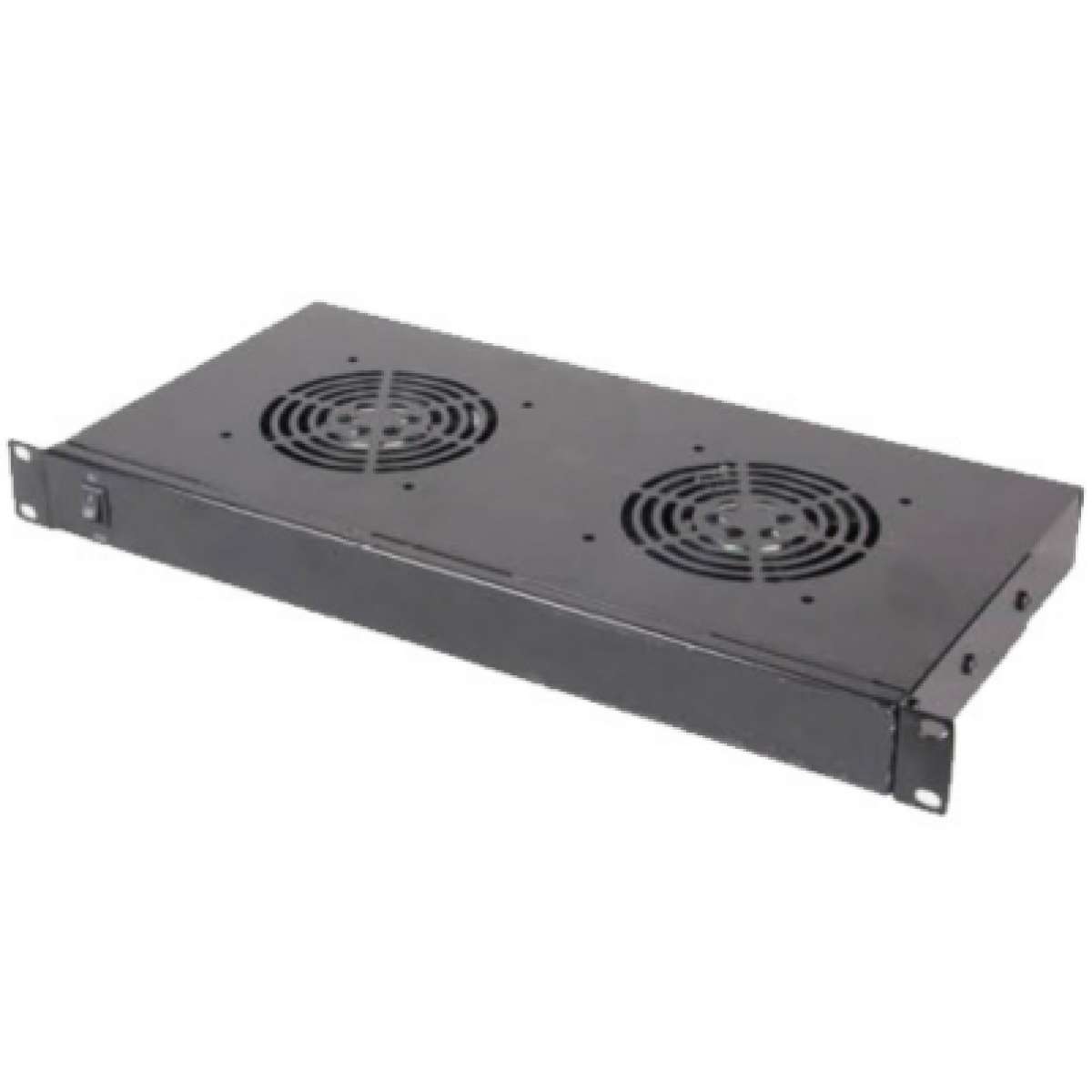 SAFEWELL - DST SWFANSHELF2 Ράφι 2 ανεμιστήρων 1U με ενσωματωμένο καλώδιο 1,90m.