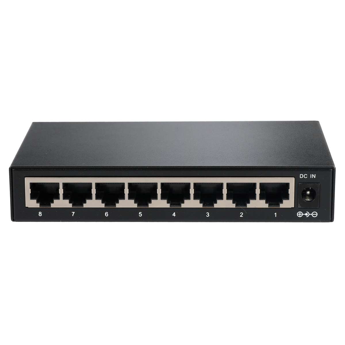 WI-TEK - WI-SG108 V2 Switch 8 θυρών 1000Mbps με VLAN. Mεταλλικό περίβλημα.