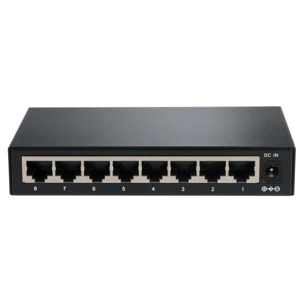 WI-TEK - WI-SG108 V2 Switch 8 θυρών 1000Mbps με VLAN. Mεταλλικό περίβλημα.
