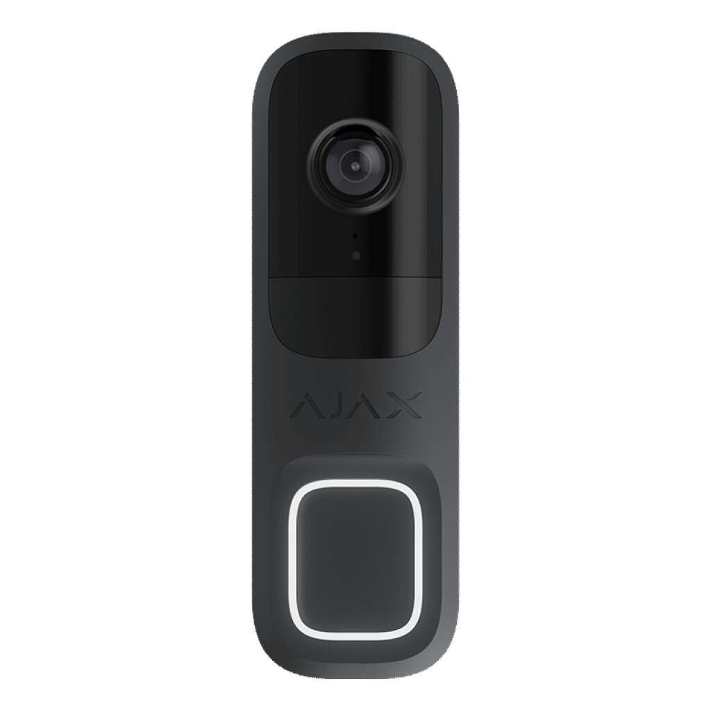 AJAX - AJAX SYSTEMS - DOORBELL GRAPHITE Δικτυακή μπουτονιέρα μίας κλήσης, με δυνατότητα πλήρους ενσωμάτωσης στο Ajax HUB και υποστήριξη καταγραφής μέσω Ajax NVR.