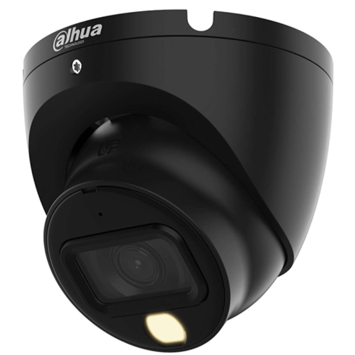 DAHUA - HAC-HDW1200TLM-IL-A-0280B-S6-BLACK Smart Dual Light Aναλογική κάμερα 2MP με υπέρυθρα 20m και Led φωτισμό 20m. Μαύρο Χρώμα.